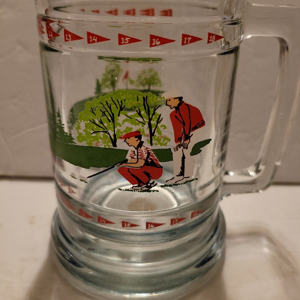 Princess House Vintage Crystal Golf Beer Mug